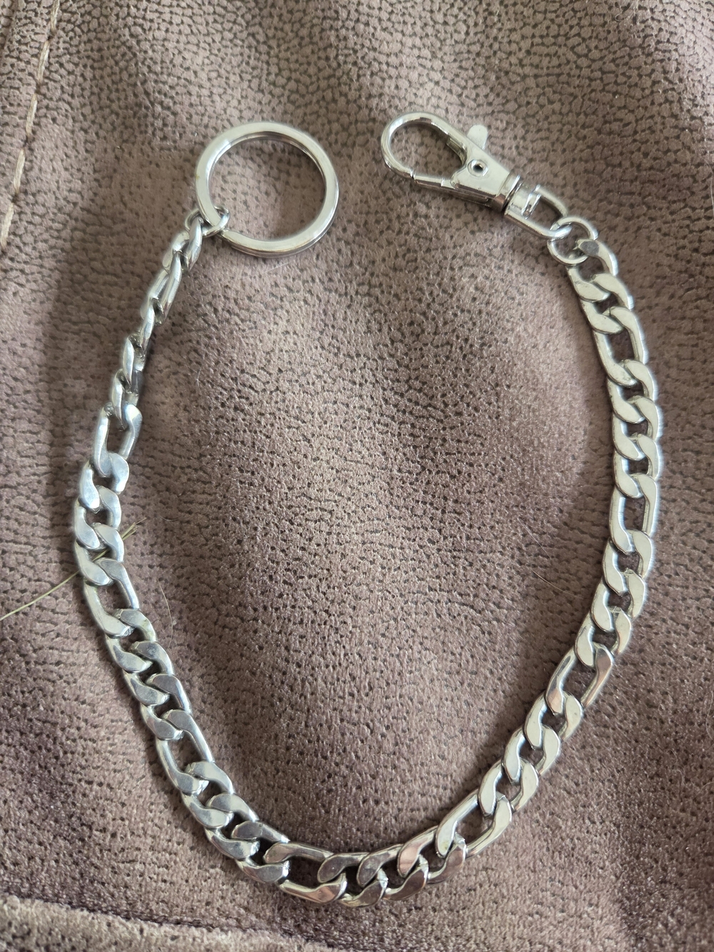 Silver Chain Key Wallet